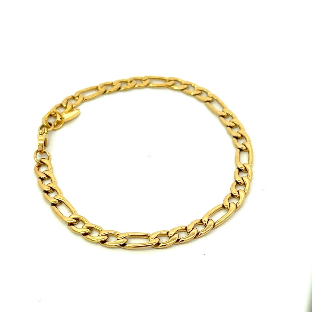 Bracelet In Stainless Steel 18K Gold Plate
