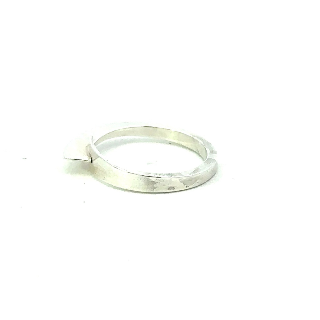 Sculptural Silver Ring