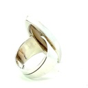 Mother Of Pearl Ring In Silver