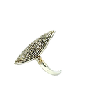 Granulation Ring In Silver
