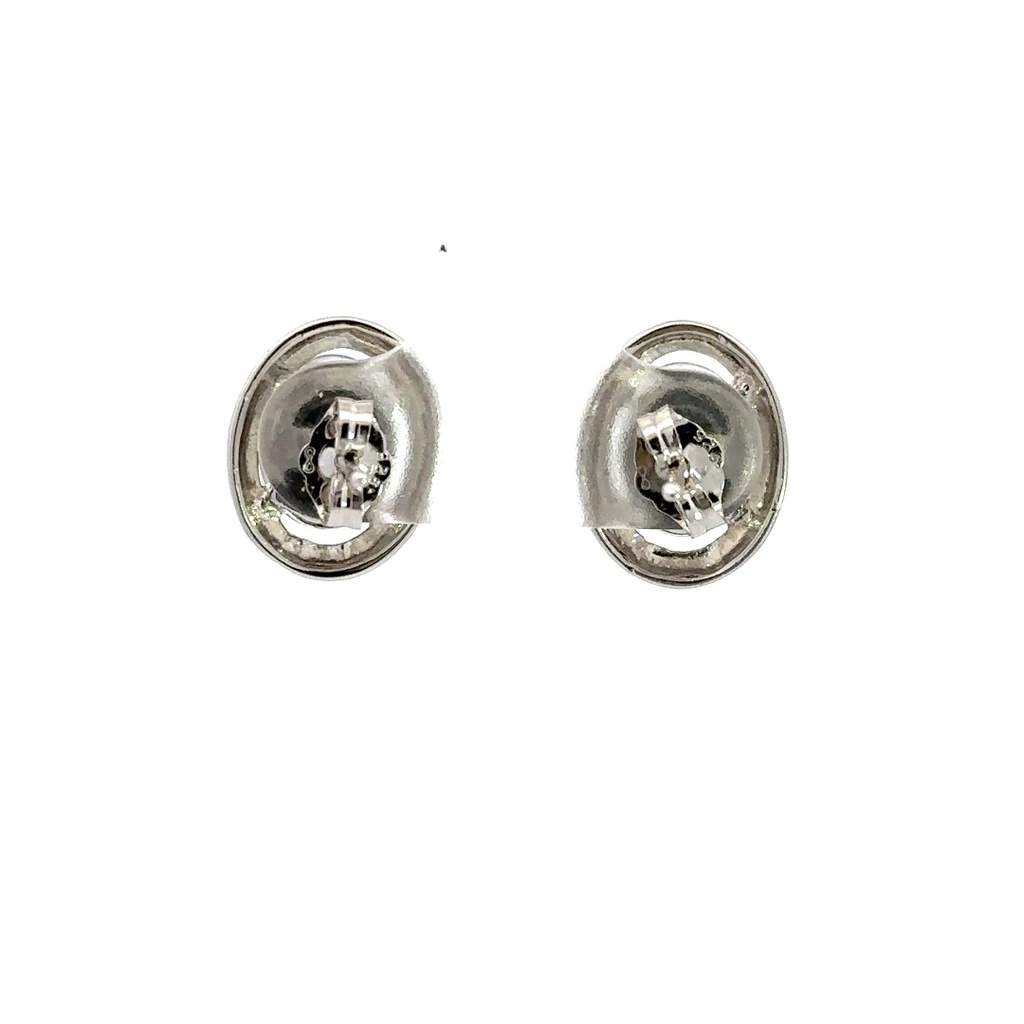 Sterling Silver Bezel Triplet Opal Earrings