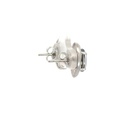 Sterling Silver Bezel Triplet Opal Earrings
