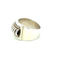 Silver Ring With a Classical Design