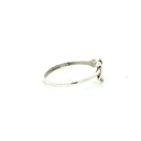 Turtle Ring With Cubic In Silver