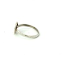 Intaglio Bird With In A Disc On A Silver Ring
