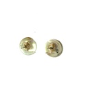 Granulation Domed Silver Studs