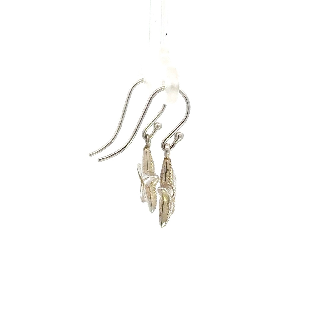 Sterling Silver Small Starfish Earrings