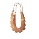 Rose Gold Plated Sideways Earrings