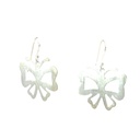 Matte Finished Butterfly Earrings On Hooks