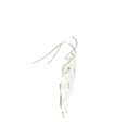 Matte Finished Butterfly Earrings On Hooks