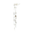 Sterling Silver Matte Finished Drop Earrings