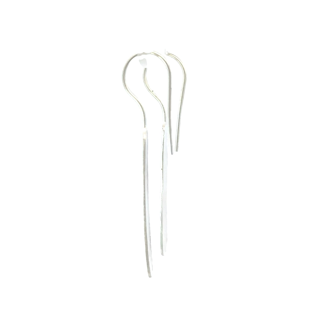 Matte Finished Rectangular Drops On Hooks