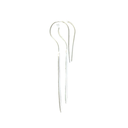 Matte Finished Rectangular Drops On Hooks