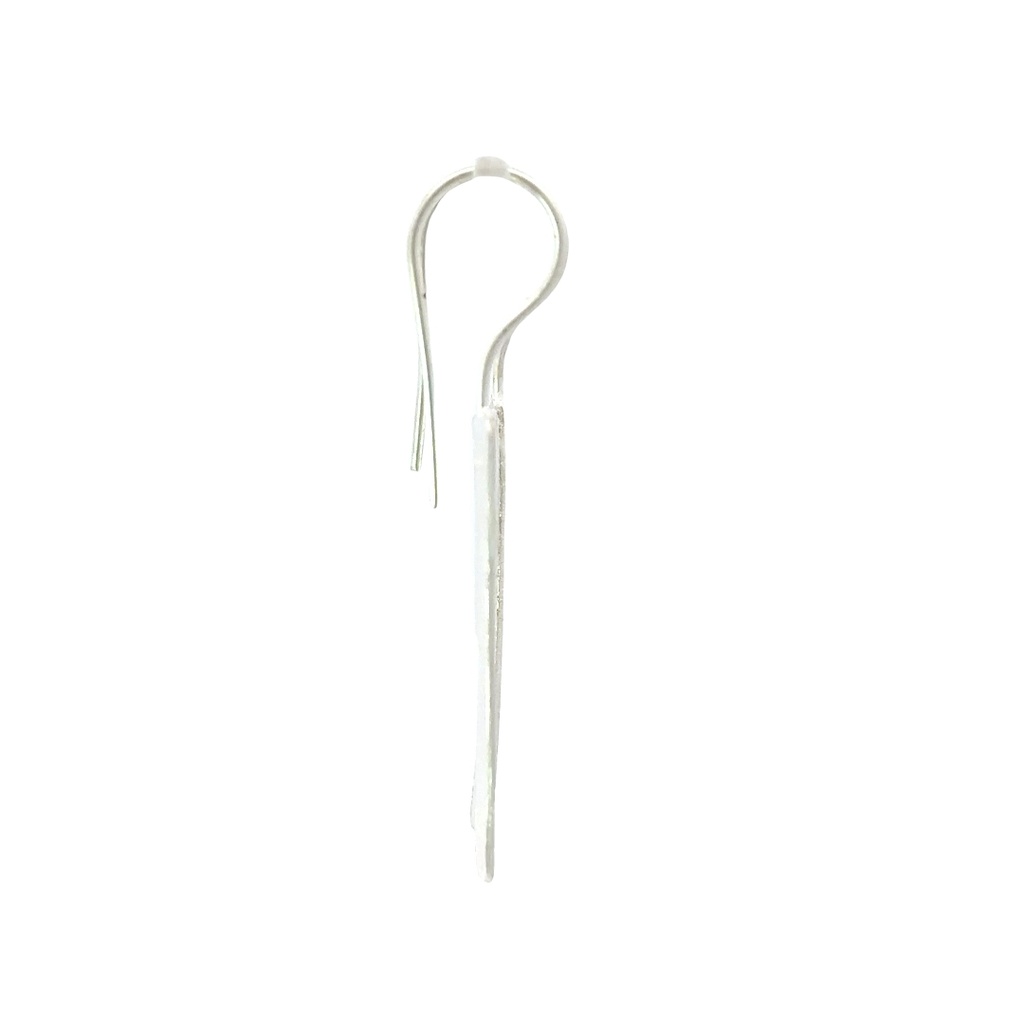 Matte Finished Rectangular Drops On Hooks