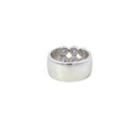 Purple Sapphire Ring In 18ct White Gold