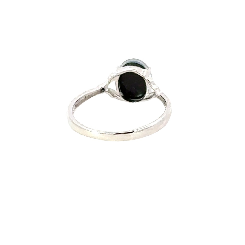 Silver Triplet Opal Ring With Multi Colours