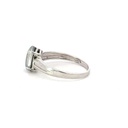 Silver Triplet Opal Ring With Multi Colours