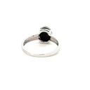 Silver Triplet Opal Ring With Multi Colours