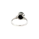 Silver Triplet Opal Ring With Multi Colours