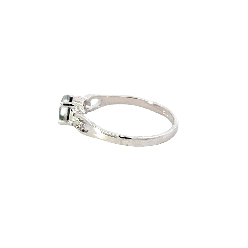 Silver Triplet Opal Ring With Multi Colours