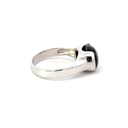 Golden Sheen Sapphire 9K White Gold Ring