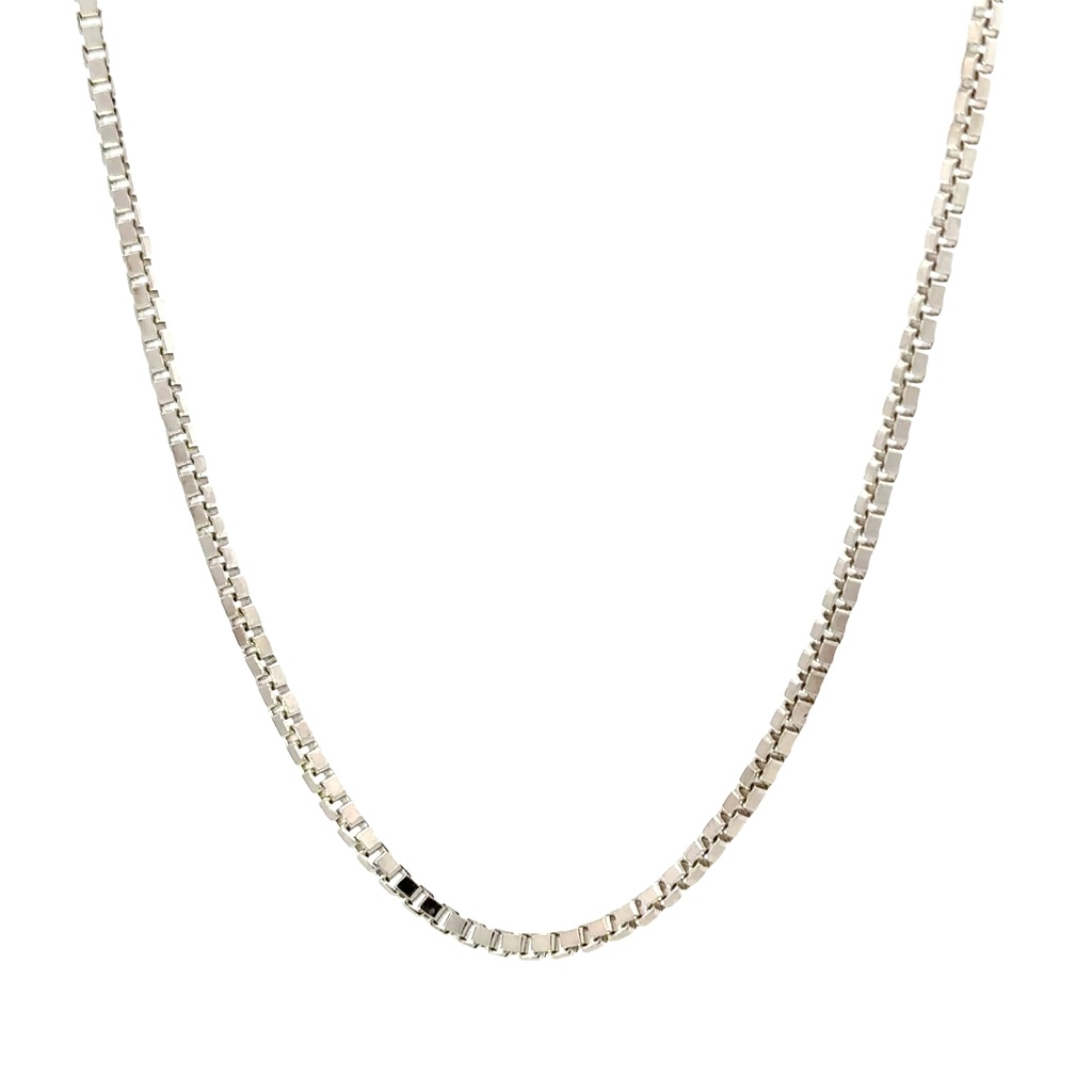 Sterling Silver 40cm Box Chain