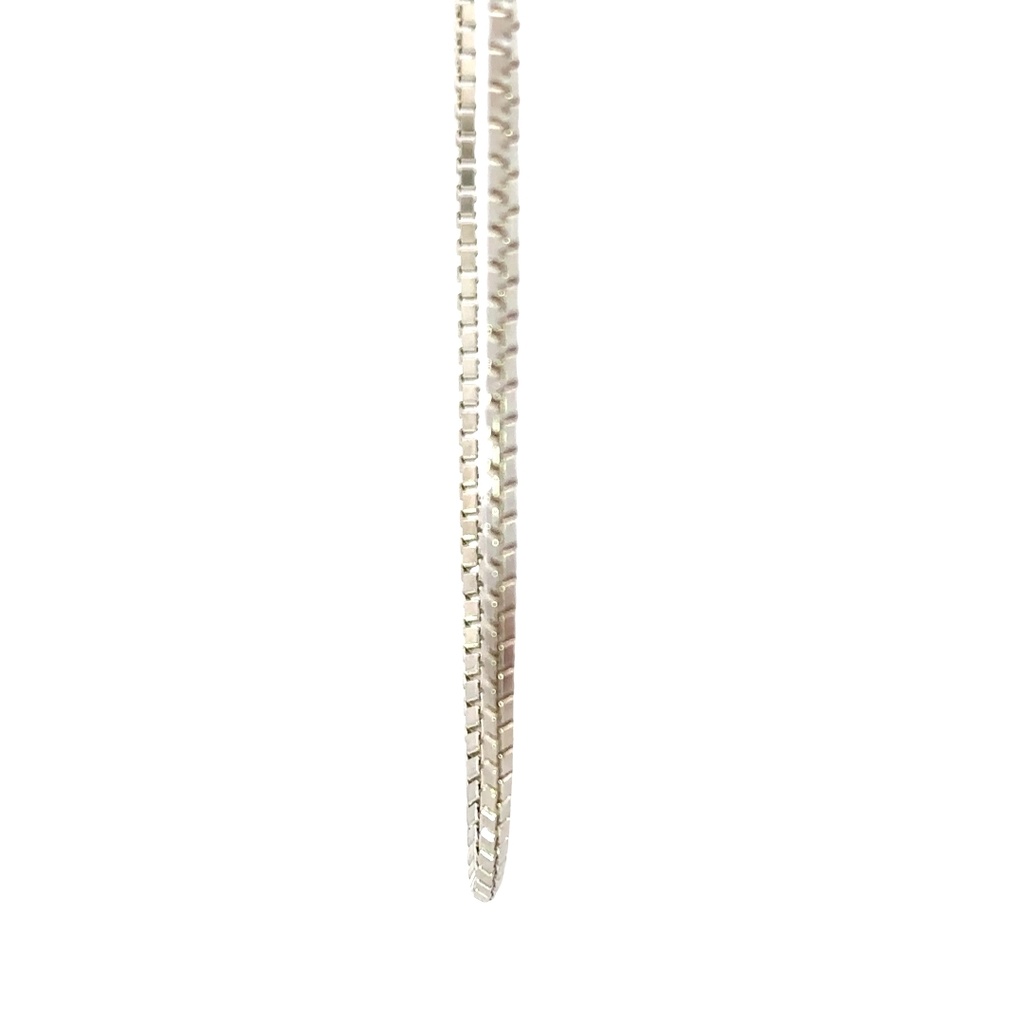 Sterling Silver 40cm Box Chain