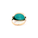 9ct Rose Gold Cabochon Chalcedony Ring