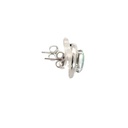 Triplet Opal Earrings In Sterling Silver