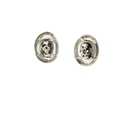 Triplet Opal Earrings In Sterling Silver