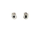Triplet Opal Earrings In Sterling Silver