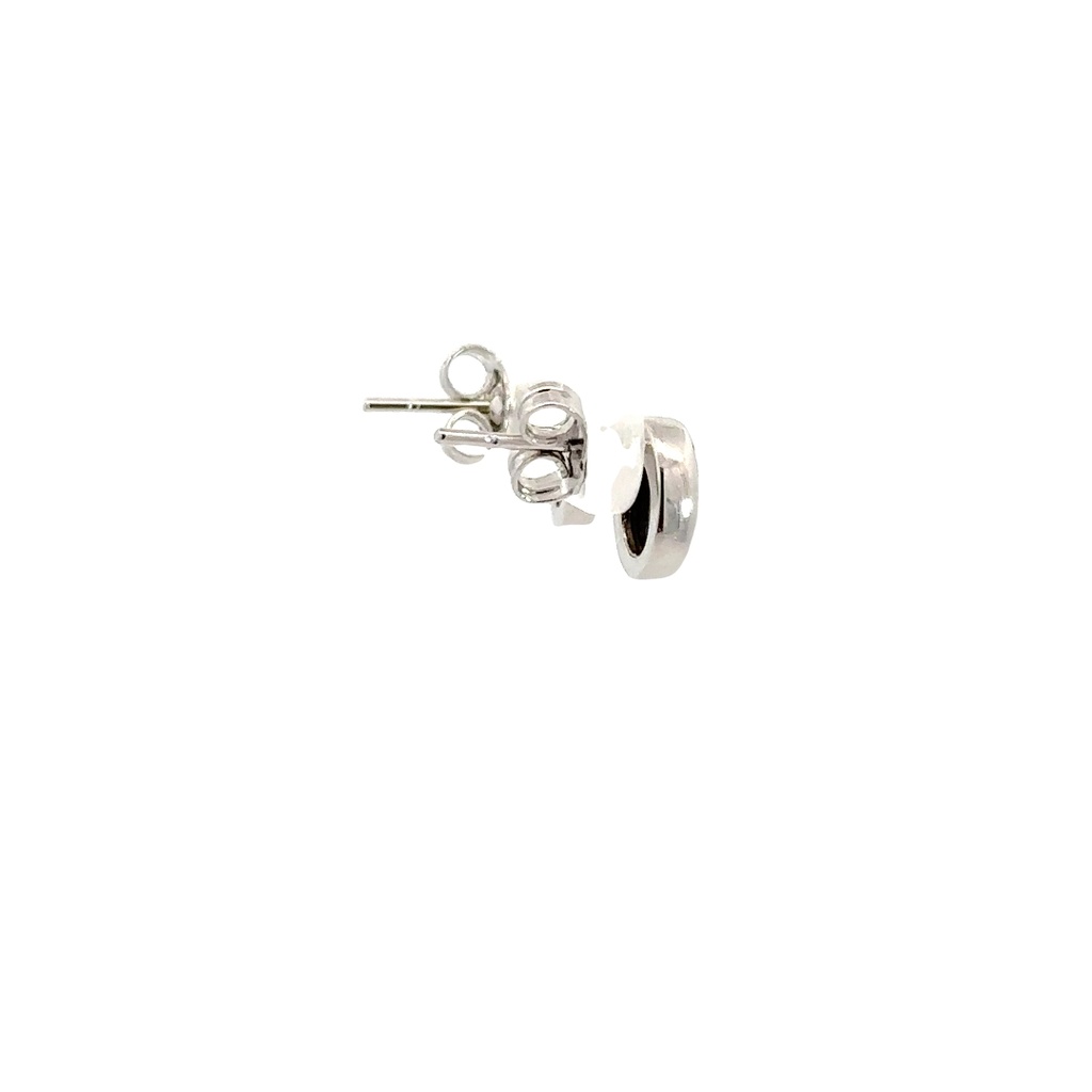 Triplet Opal Earrings In Sterling Silver