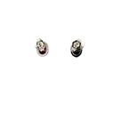 Triplet Opal Earrings In Sterling Silver