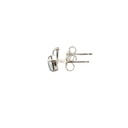 Triplet Opal Four-Claw Stud Earrings In Sterling Silver