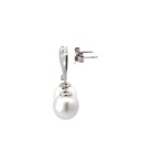 South Sea Pearl Drop Earrings On Studs In 18K