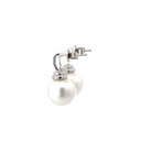 South Sea Pearl & Diamond Pave Stud 18K Earrings
