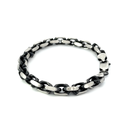 Oxidised Sterling Silver Mens Bracelet