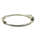 Knotted Link Bracelet And Charms