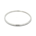 Bangle With Dots In Sterling Silver