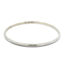 Bangle With Dots In Sterling Silver