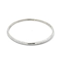 Bangle With Dots In Sterling Silver