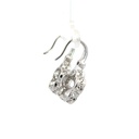 Sybella Large Cubic Zirconia Flower Earrings