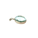 Sterling Silver Glass Locket Pendant