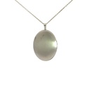 Oval Locket In Silver