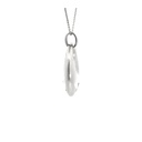 Sterling Silver Circular Diamond Pendant