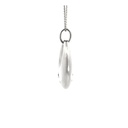 Sterling Silver Circular Diamond Pendant