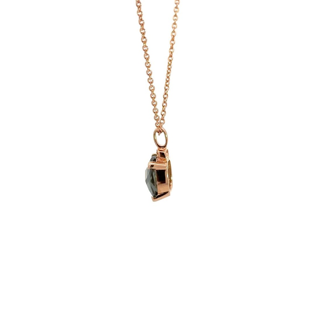 Sybella Smoky Quartz & Cubic Zirconia Necklace