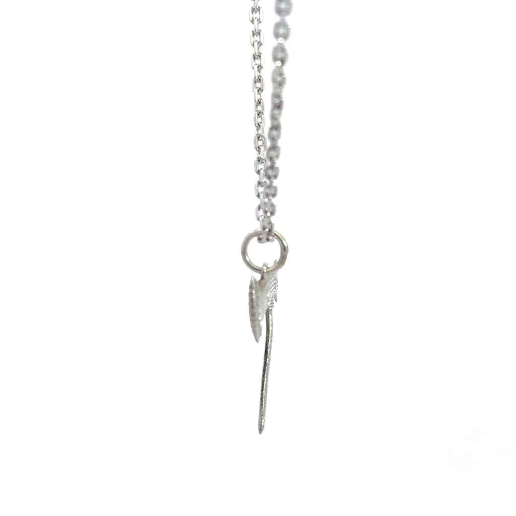 Silver Hagen Axe Pendant In Small Size