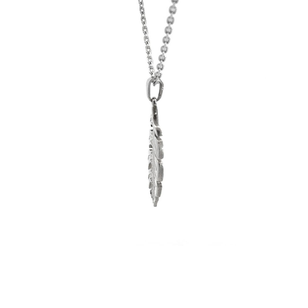 Travellers Palm Pendant In Sterling Silver