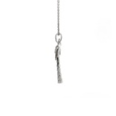 Coconut Palm Tree Pendant In Sterling Silver